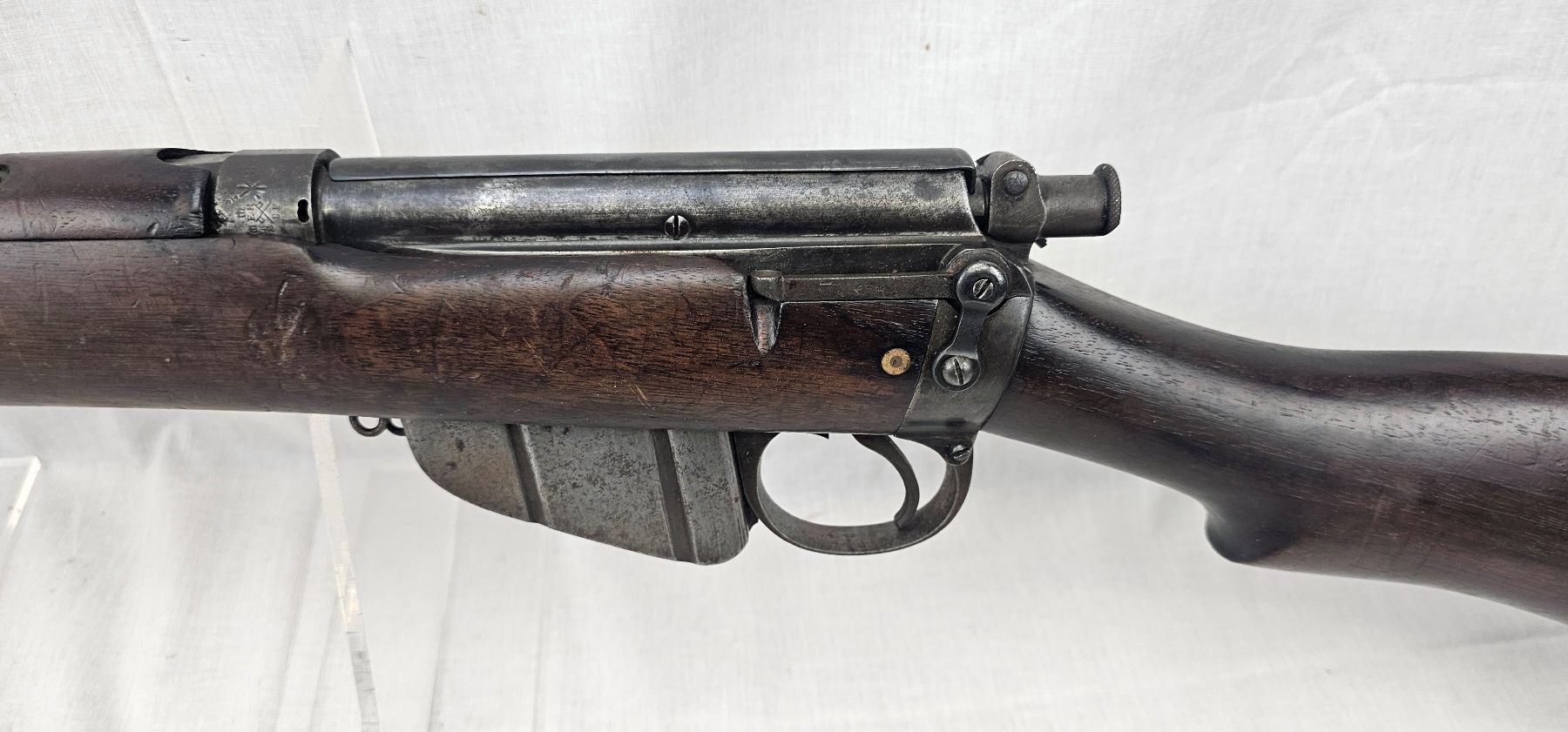 Exceptional Example of a MK I* 1902 Dated Long Lee Enfield Rifle with Arsenal Marks - Deactivated - Image 13