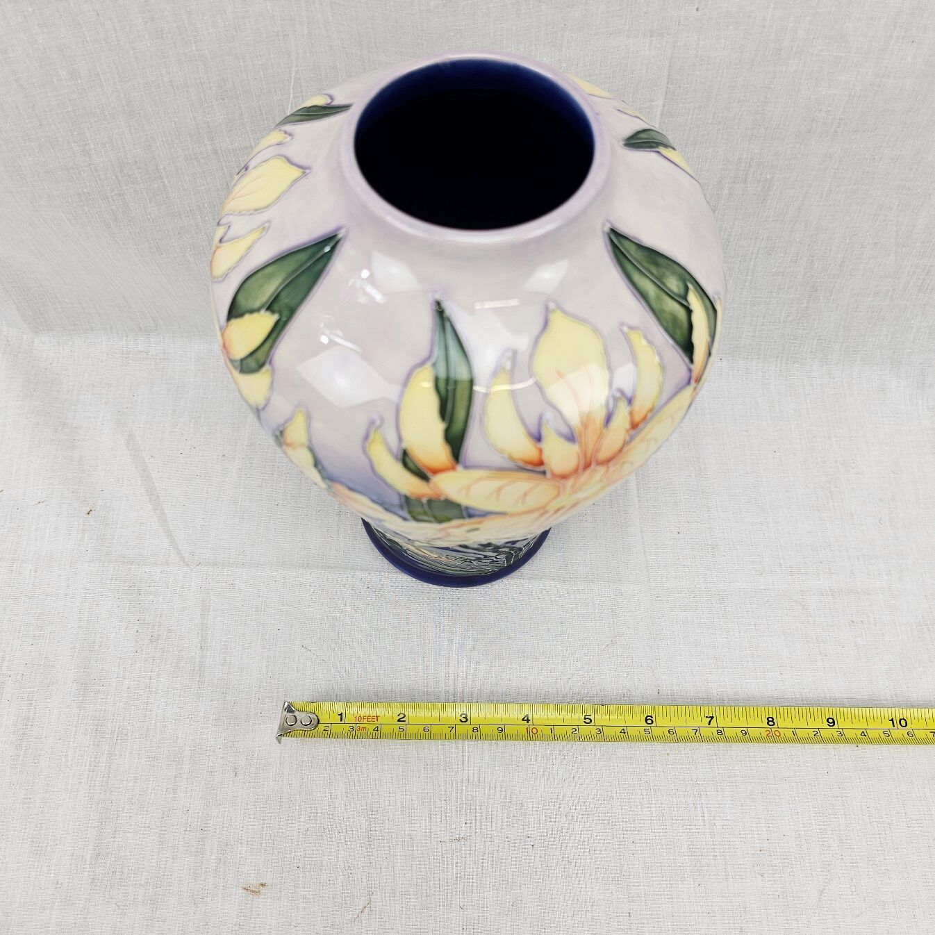 First Quality Moorcroft Windrush Pattern Vase Designed By Debbie Hancock - Image 7