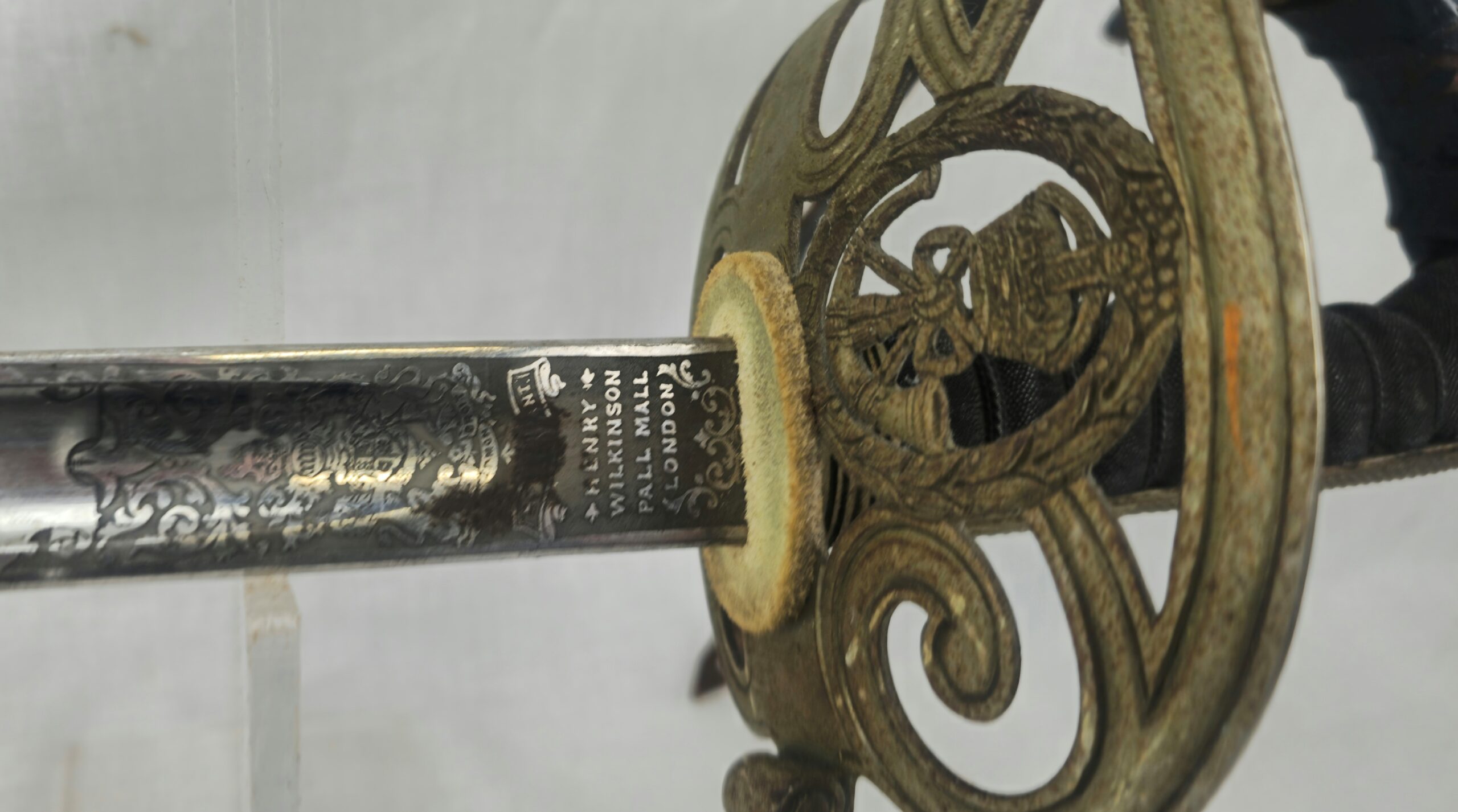 George V WW1 Light Infantry Officers 1822 Pattern Dress Sword By Henry Wilkinson Of London - Image 3