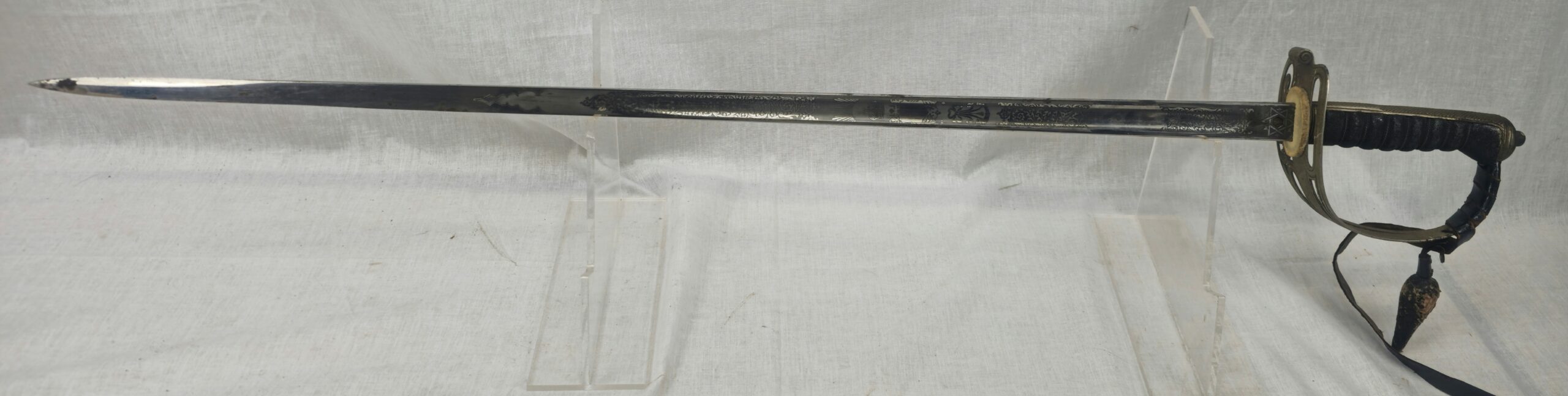 George V WW1 Light Infantry Officers 1822 Pattern Dress Sword By Henry Wilkinson Of London - Image 8