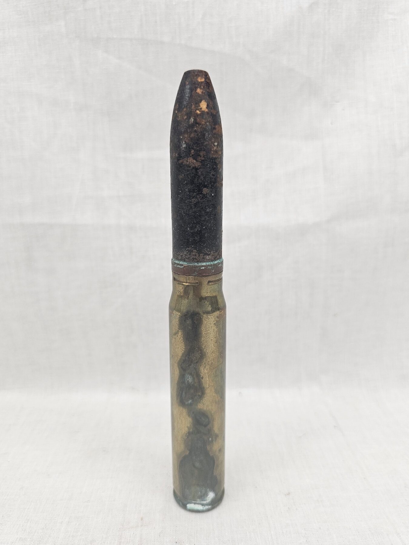 Inert 1943 British 20mm Cannon Shell - Image 4