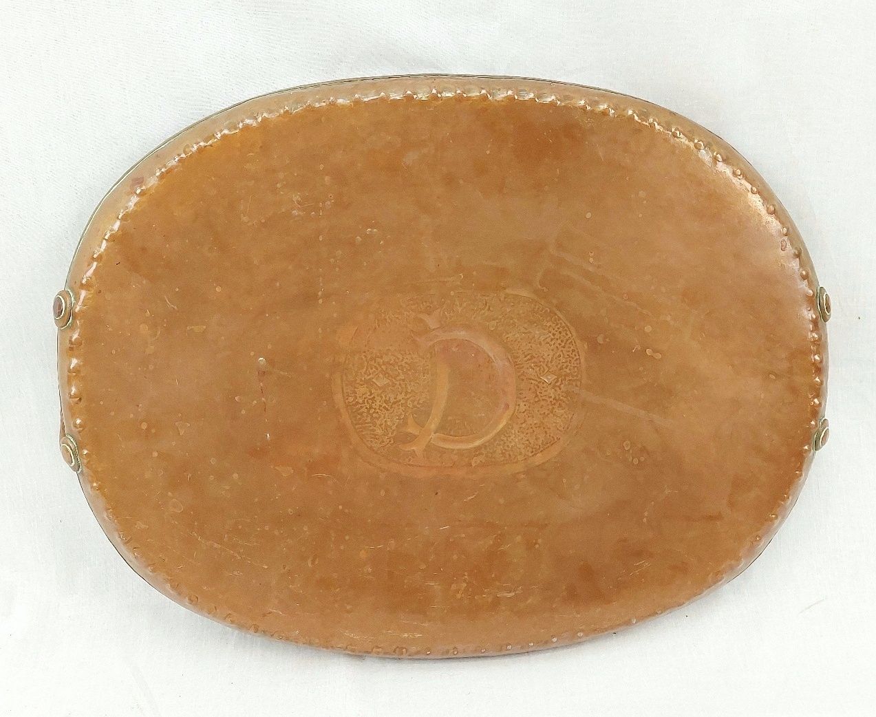 Large Arts And Crafts Copper Tray - Image 2