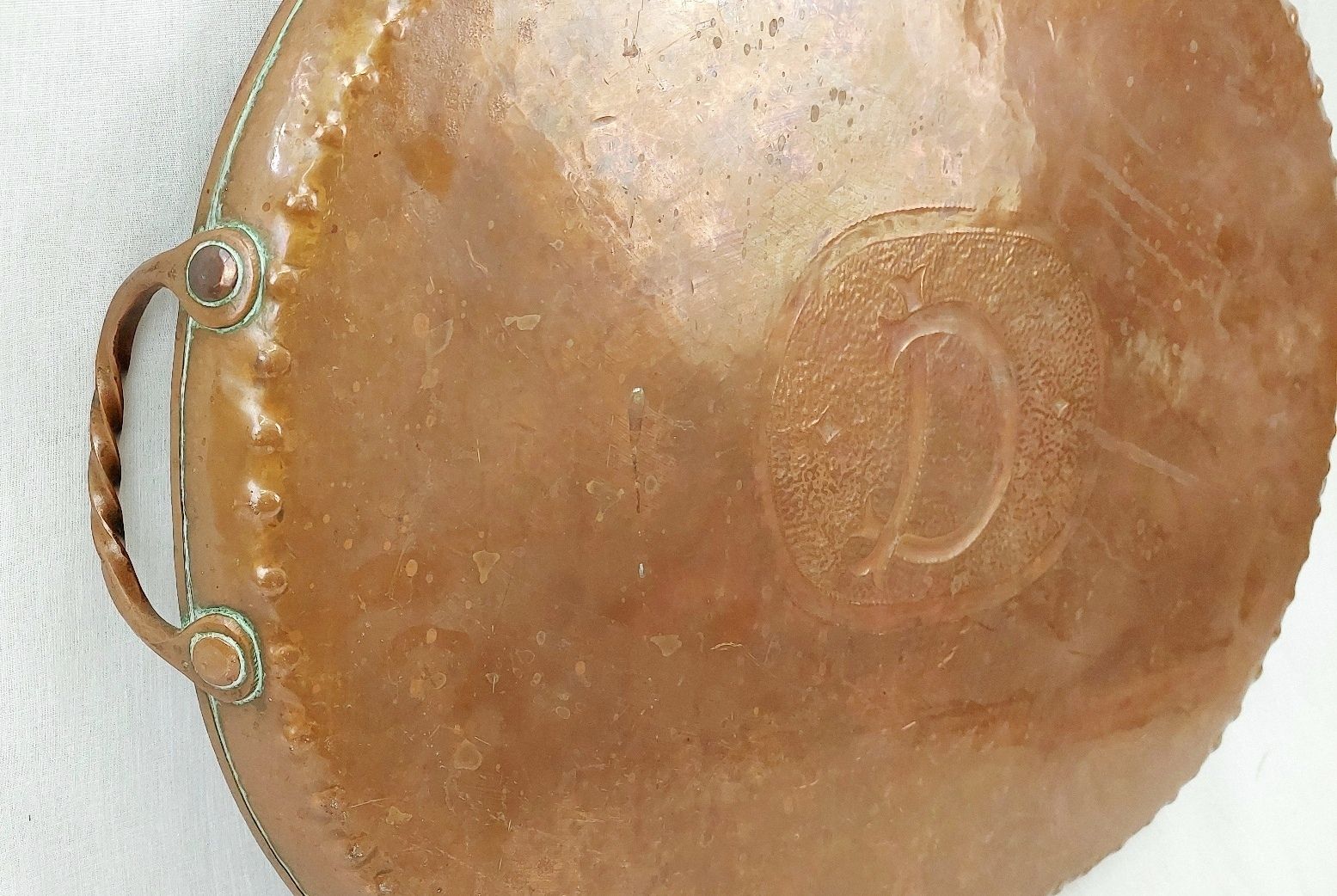 Large Arts And Crafts Copper Tray - Image 3