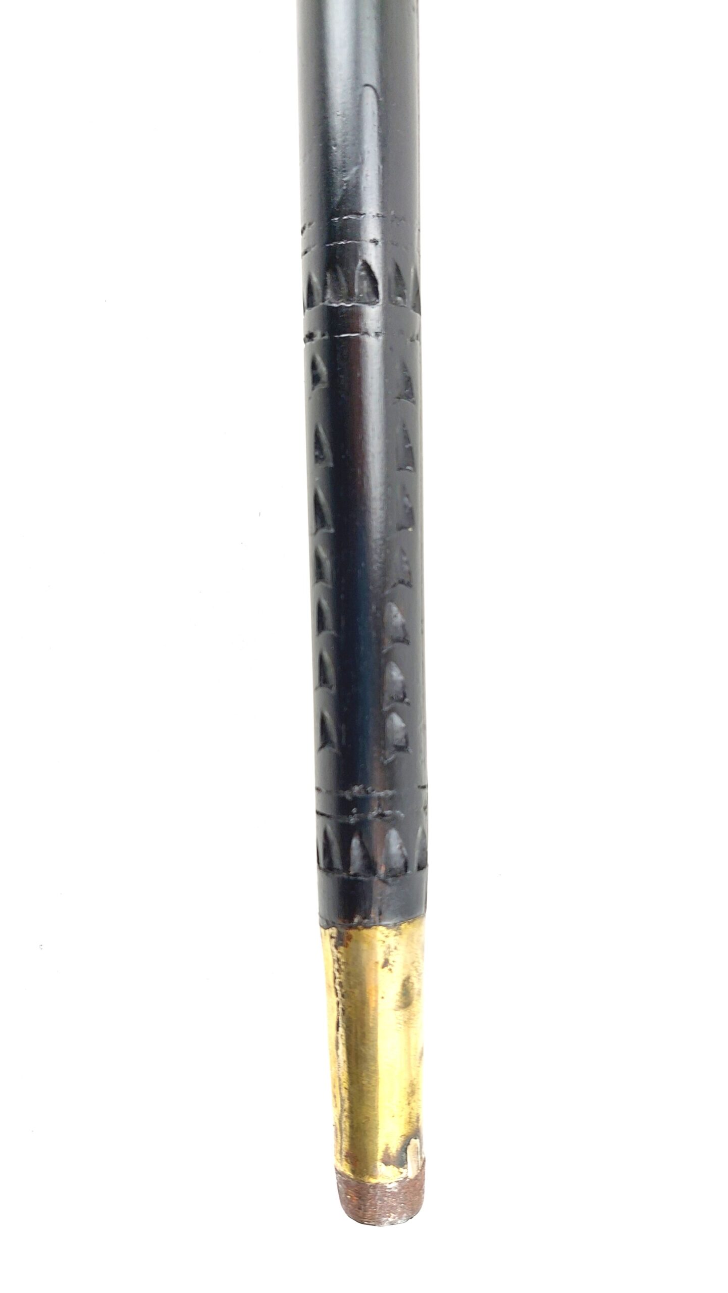 Late 19th Century Anglo-Indian Colonial Brass & Buffalo Horn Topped Sword Stick - Image 12