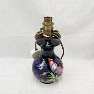 Moorcroft Pottery Lamp Base In The Anemone Pattern