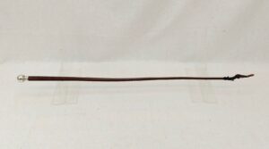 Silver Mounted Birmingham 1978 Riding Whip By Swain