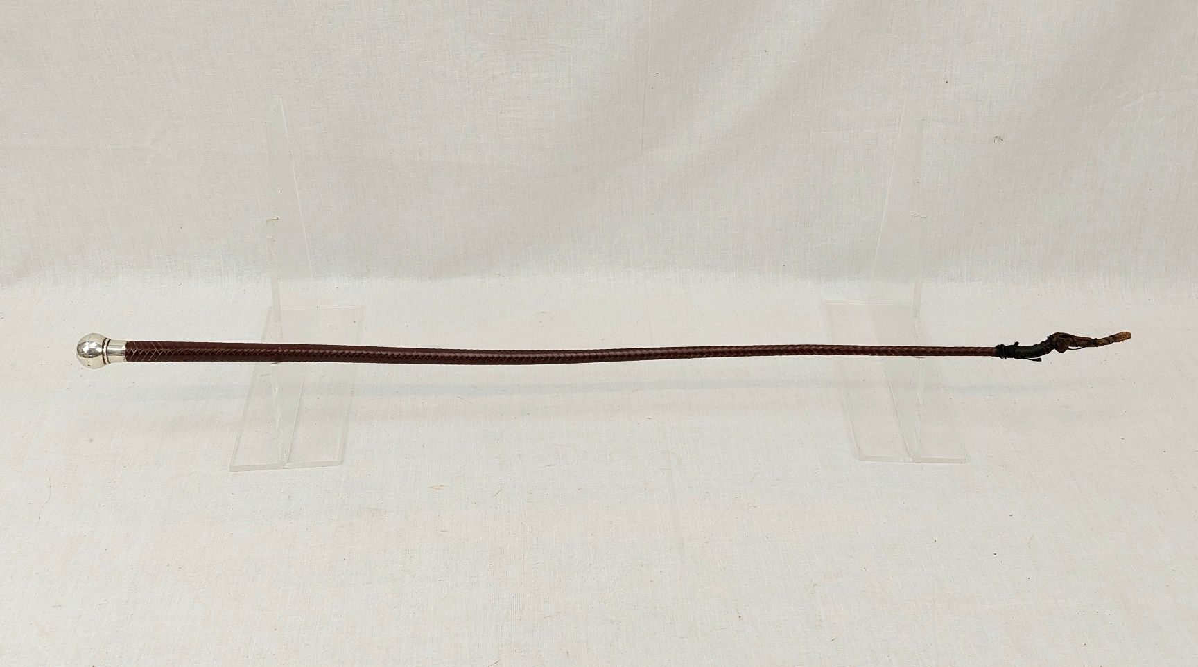 Silver Mounted Birmingham 1978 Riding Whip By Swain