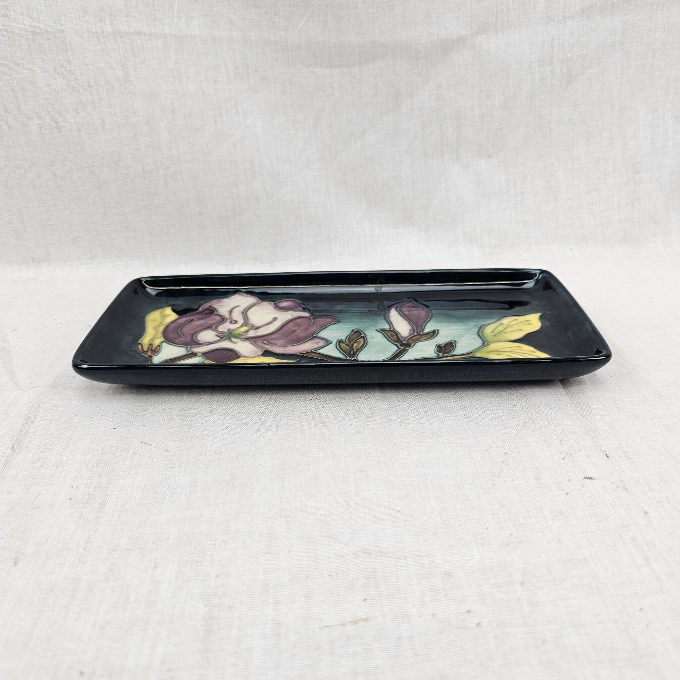 Small Moorcroft Magnolia Pattern Tray - Image 11