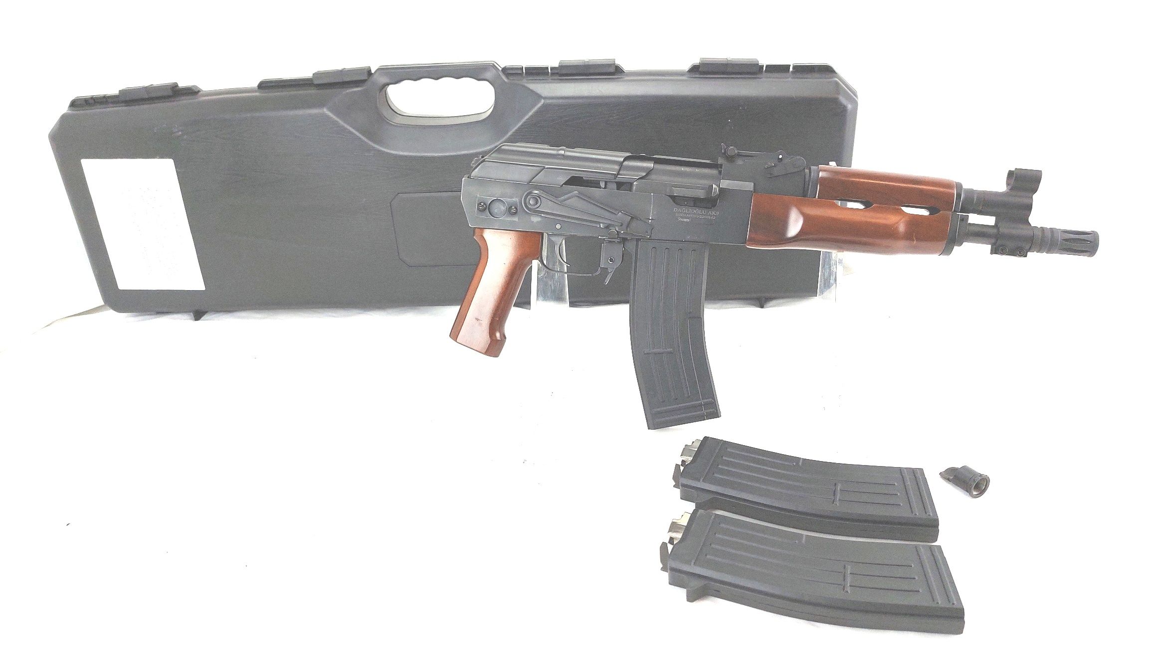 Turkey Daglioglu AK 9 Self Loading Rifle, Three Magazines & Box, Deactivated