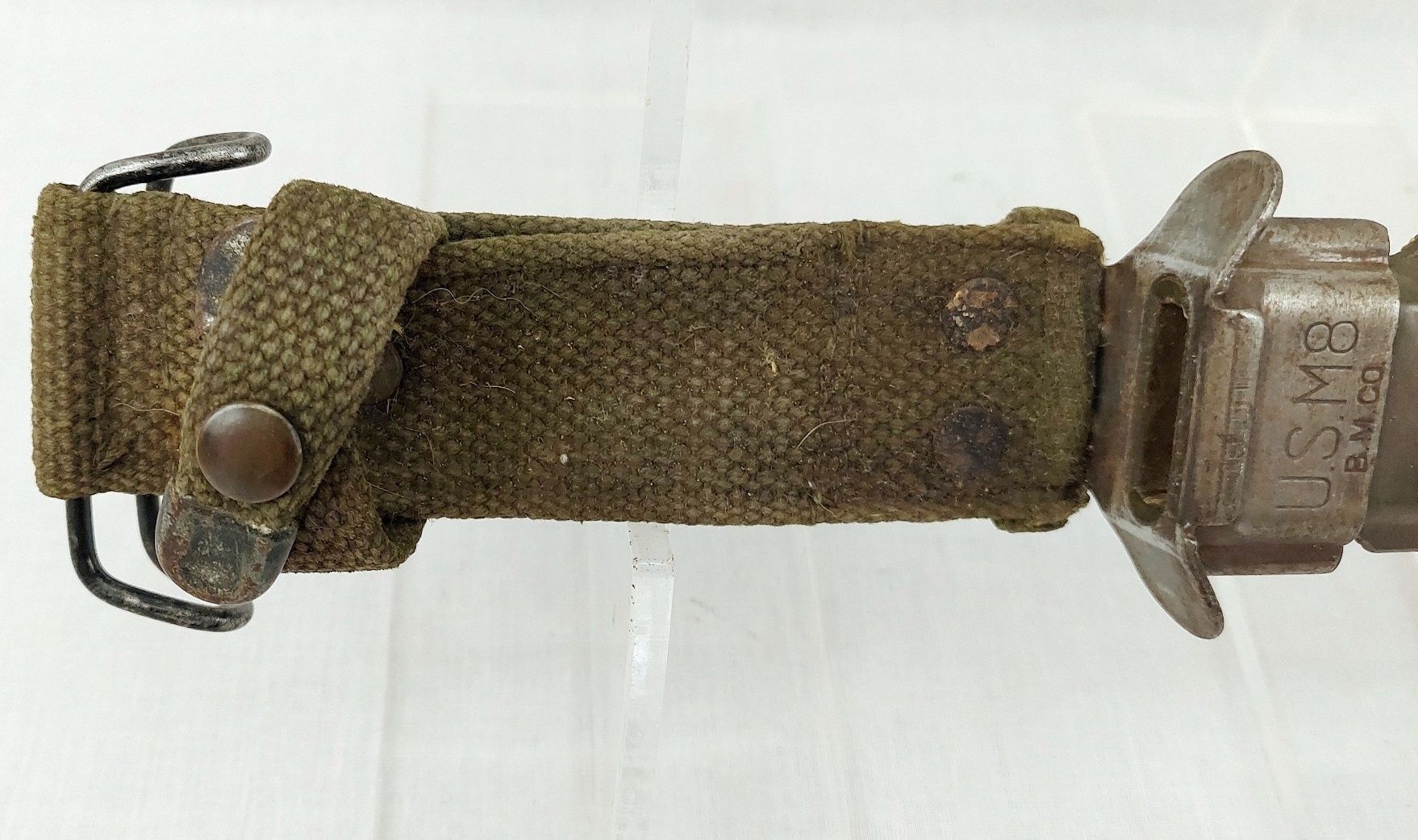 USA M8 Bayonet By B.M. Co. For The M3 With Scabbard And Frog - Image 6
