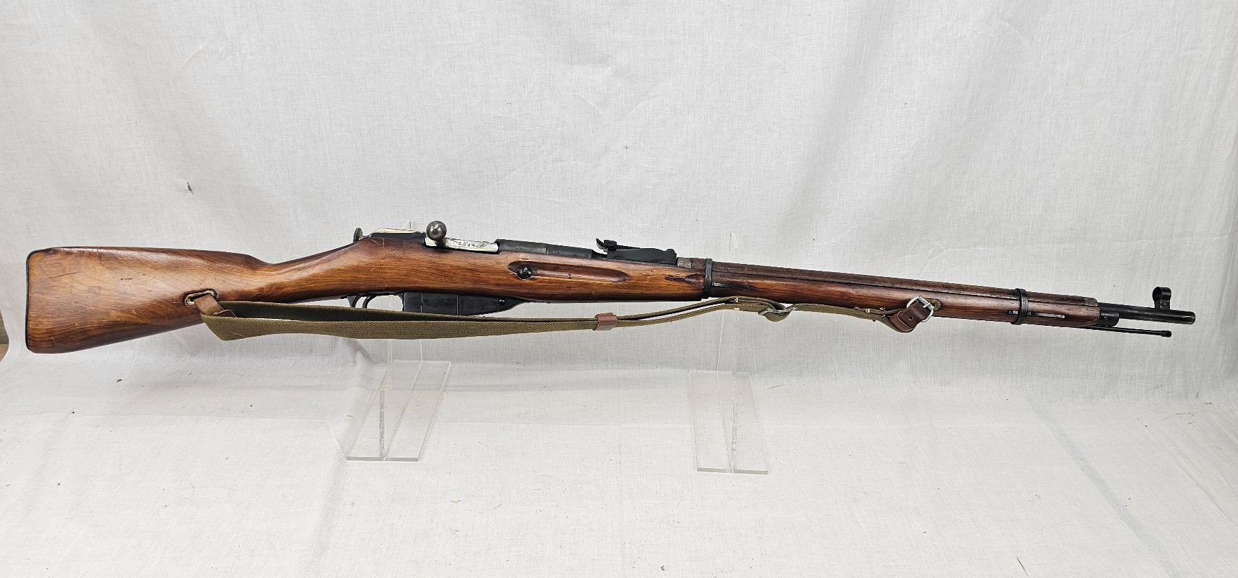 WW2 Era 1938 Dated Soviet Russia Moisin-Nagant Rifle - Old Spec Deactivated