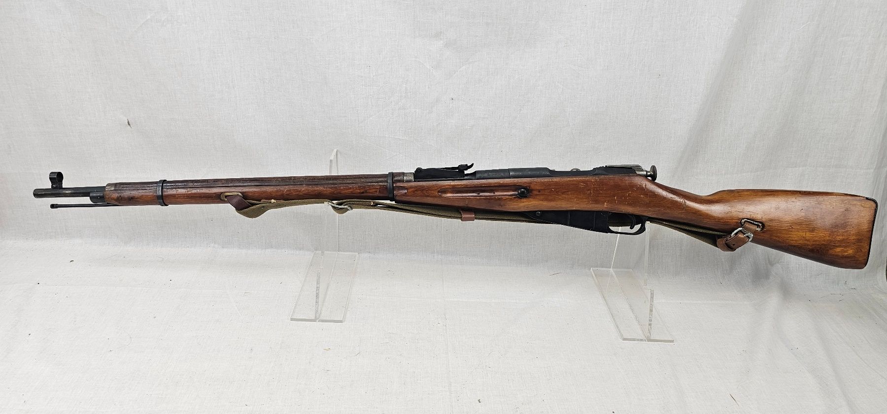 WW2 Era 1938 Dated Soviet Russia Moisin-Nagant Rifle - Old Spec Deactivated - Image 15