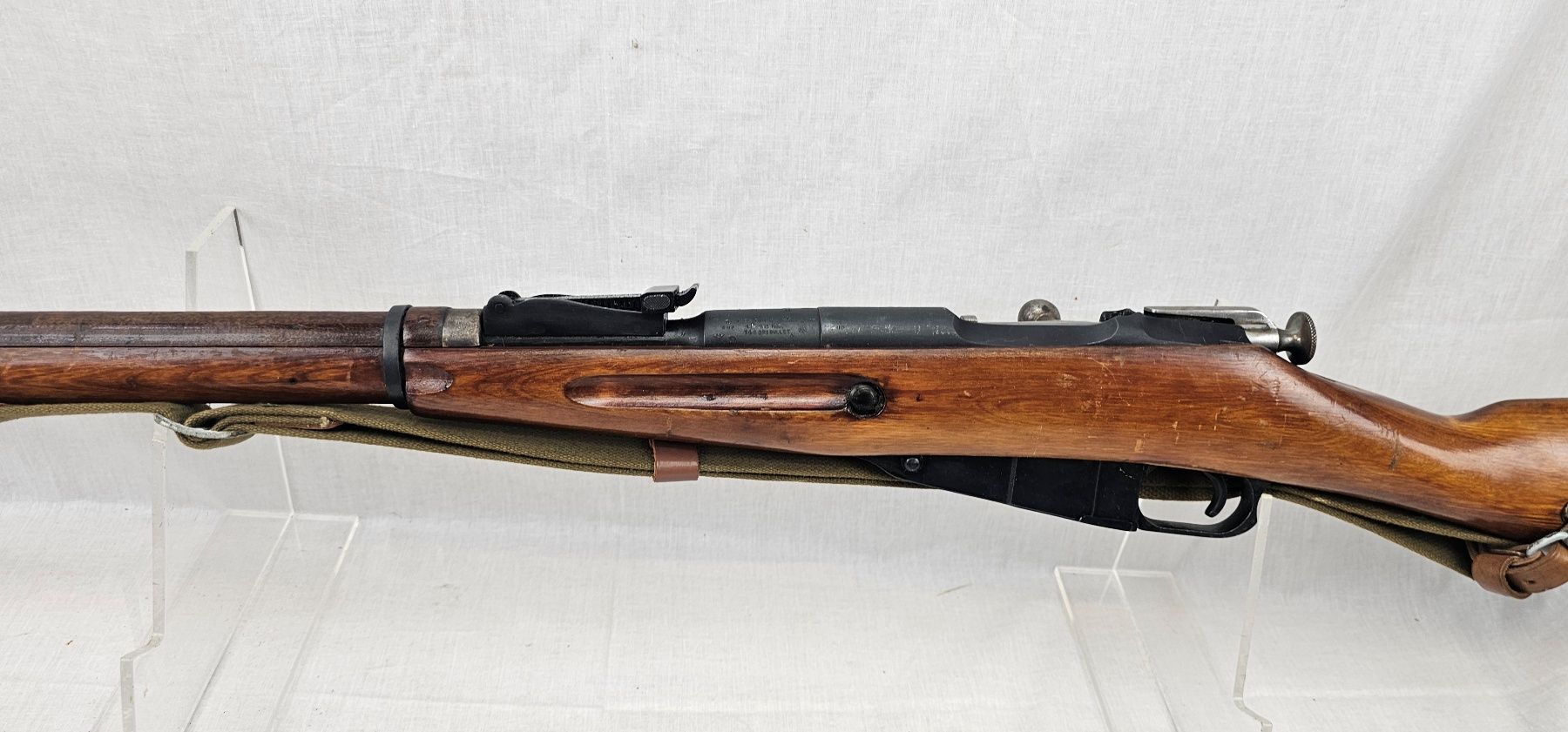 WW2 Era 1938 Dated Soviet Russia Moisin-Nagant Rifle - Old Spec Deactivated - Image 17