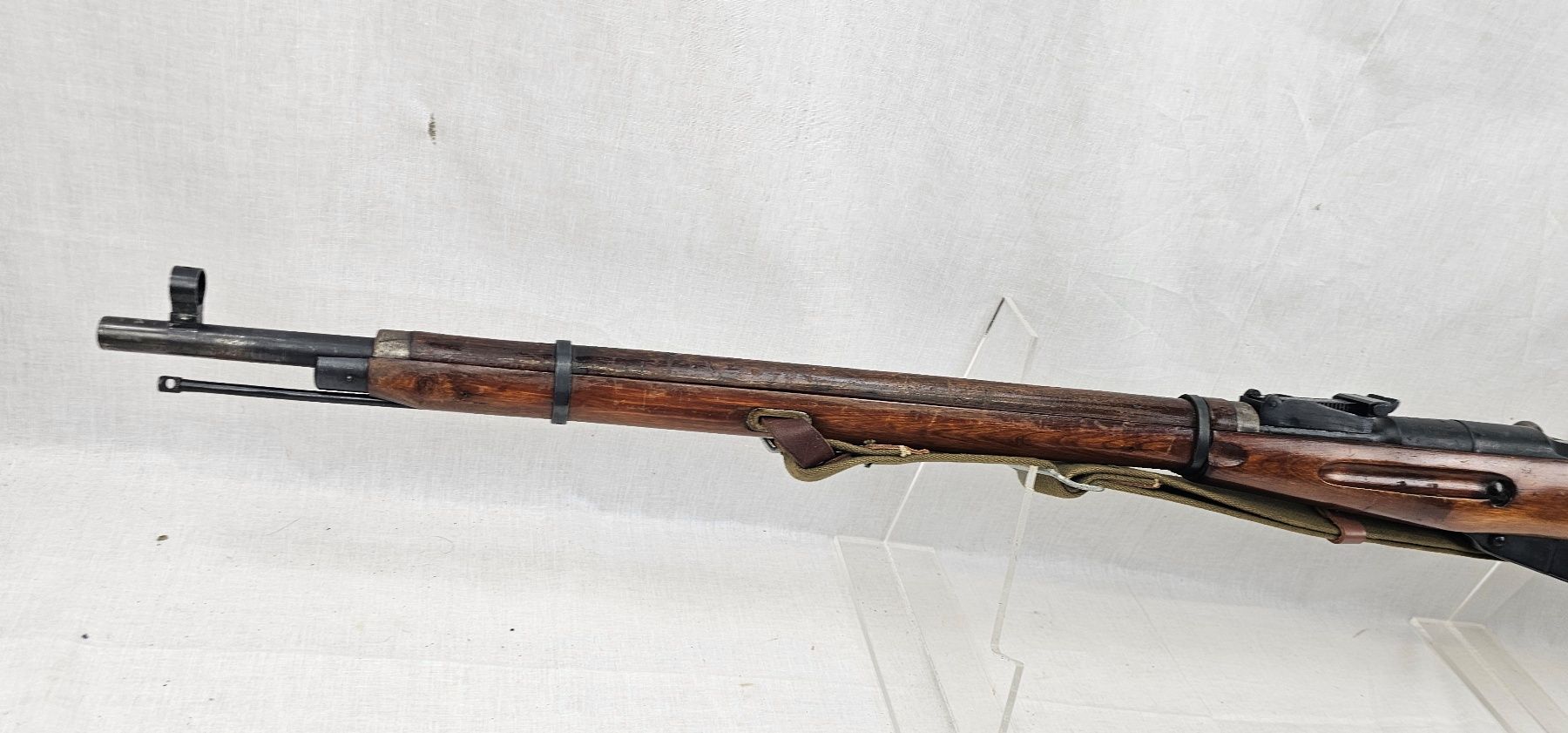 WW2 Era 1938 Dated Soviet Russia Moisin-Nagant Rifle - Old Spec Deactivated - Image 18