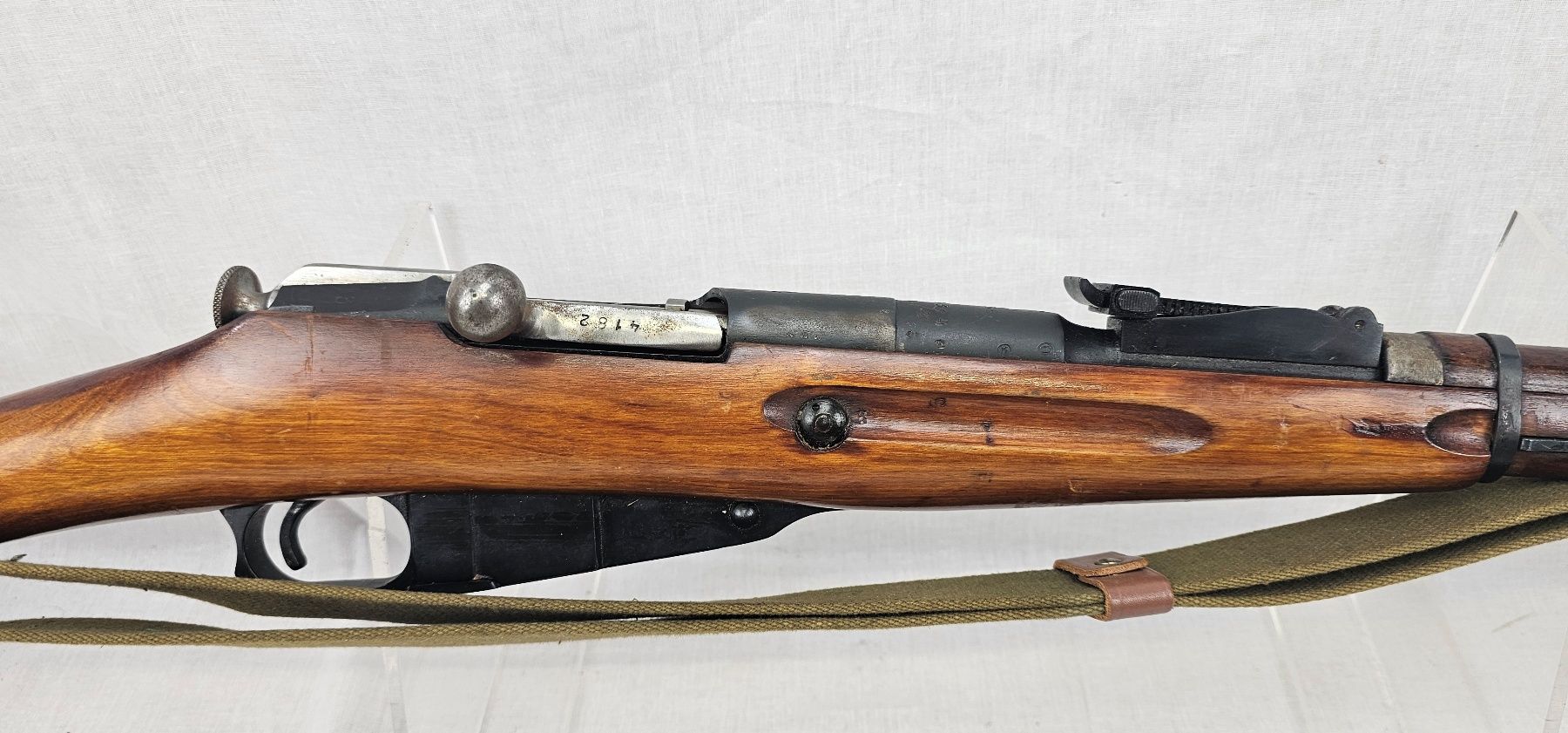 WW2 Era 1938 Dated Soviet Russia Moisin-Nagant Rifle - Old Spec Deactivated - Image 5