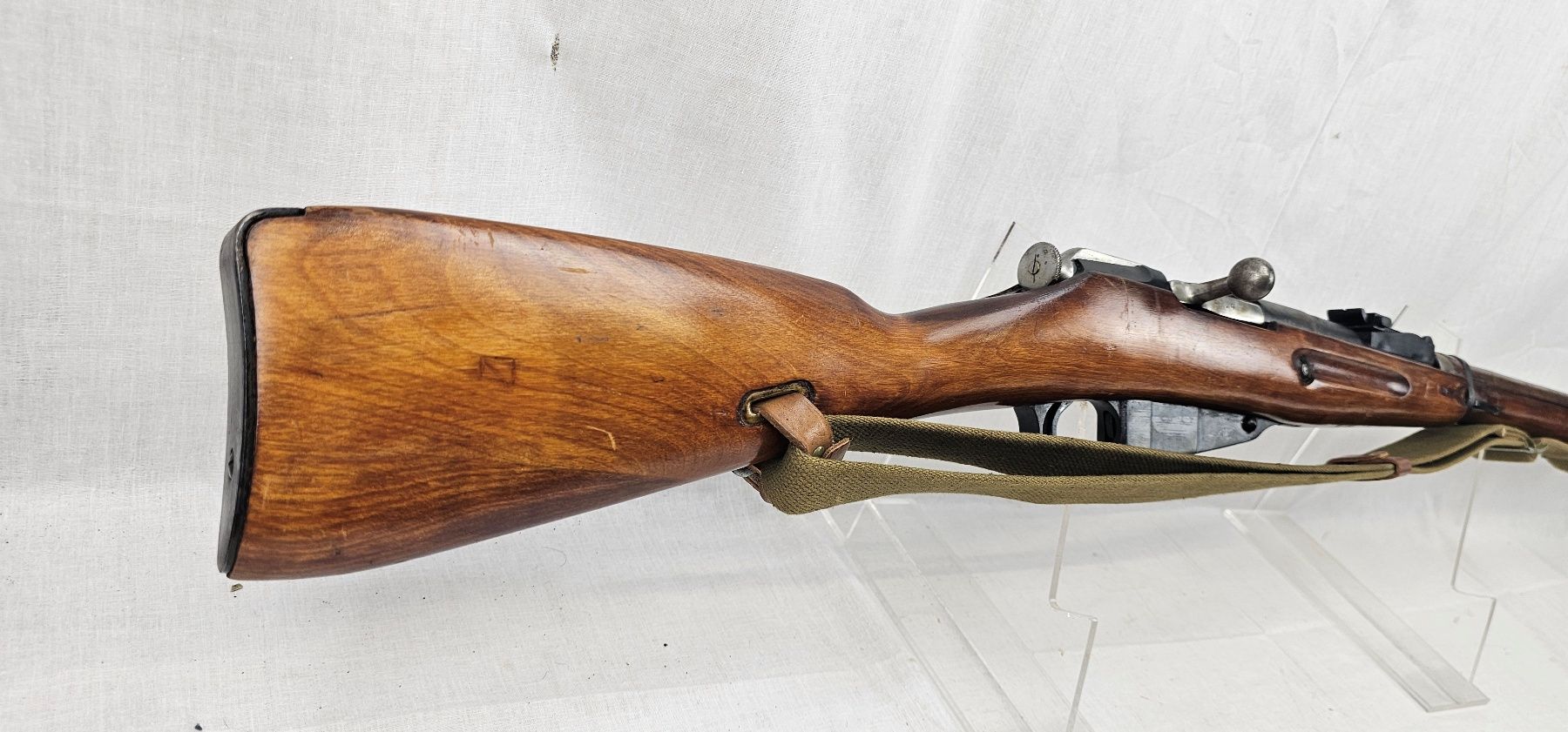 WW2 Era 1938 Dated Soviet Russia Moisin-Nagant Rifle - Old Spec Deactivated - Image 7