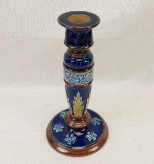 c1905 Royal Doulton Stoneware Glazed Candlestick