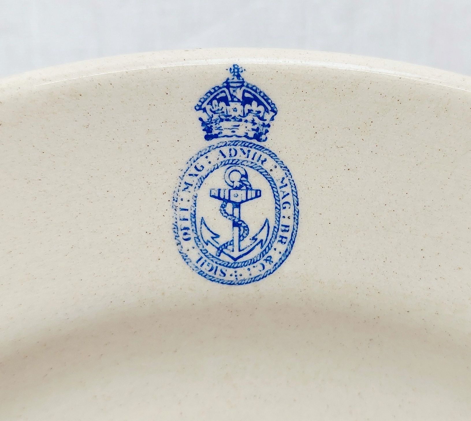 c1910 Royal Navy Mess Plate - Image 3