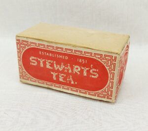 c1920 Full Unopened Packet Of Stewarts Tea
