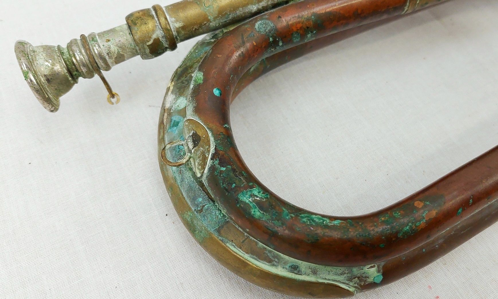 cWW1/WW2 British Military Bugle - Image 9
