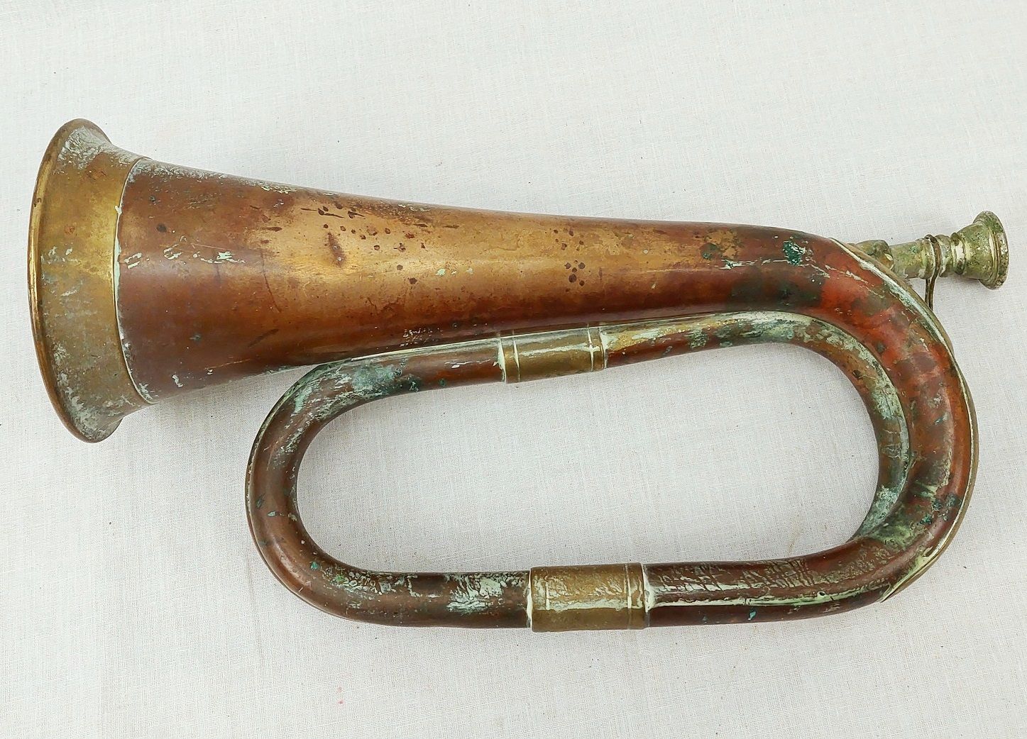 cWW1/WW2 British Military Bugle - Image 5