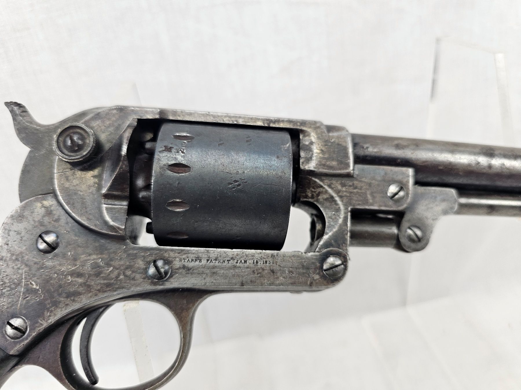 1863 Starr Single Action Army Revolver 44 Caliber - American USA Civil War Era - Image 3