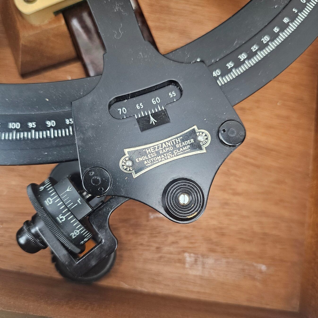 1960s Hezzanith Navigational Sextant In Fitted Wooden Case - Image 5