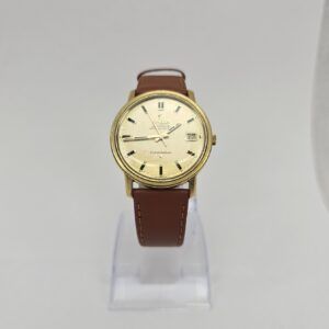 1970 Gold Plated Omega Constellation Chronometer Gents Watch With Original Box