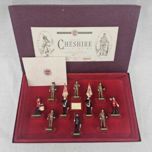 1989 Britains 5189 Limited Edition Set Of The 22nd Cheshire Regiment