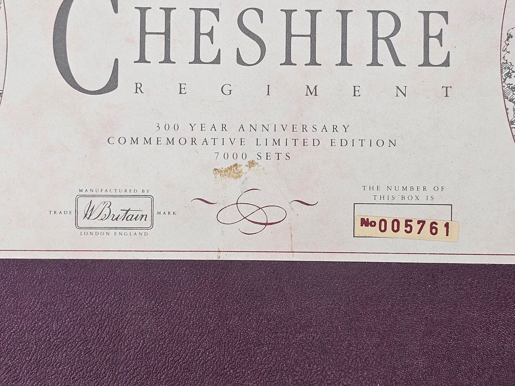 1989 Britains 5189 Limited Edition Set Of The 22nd Cheshire Regiment - Image 11