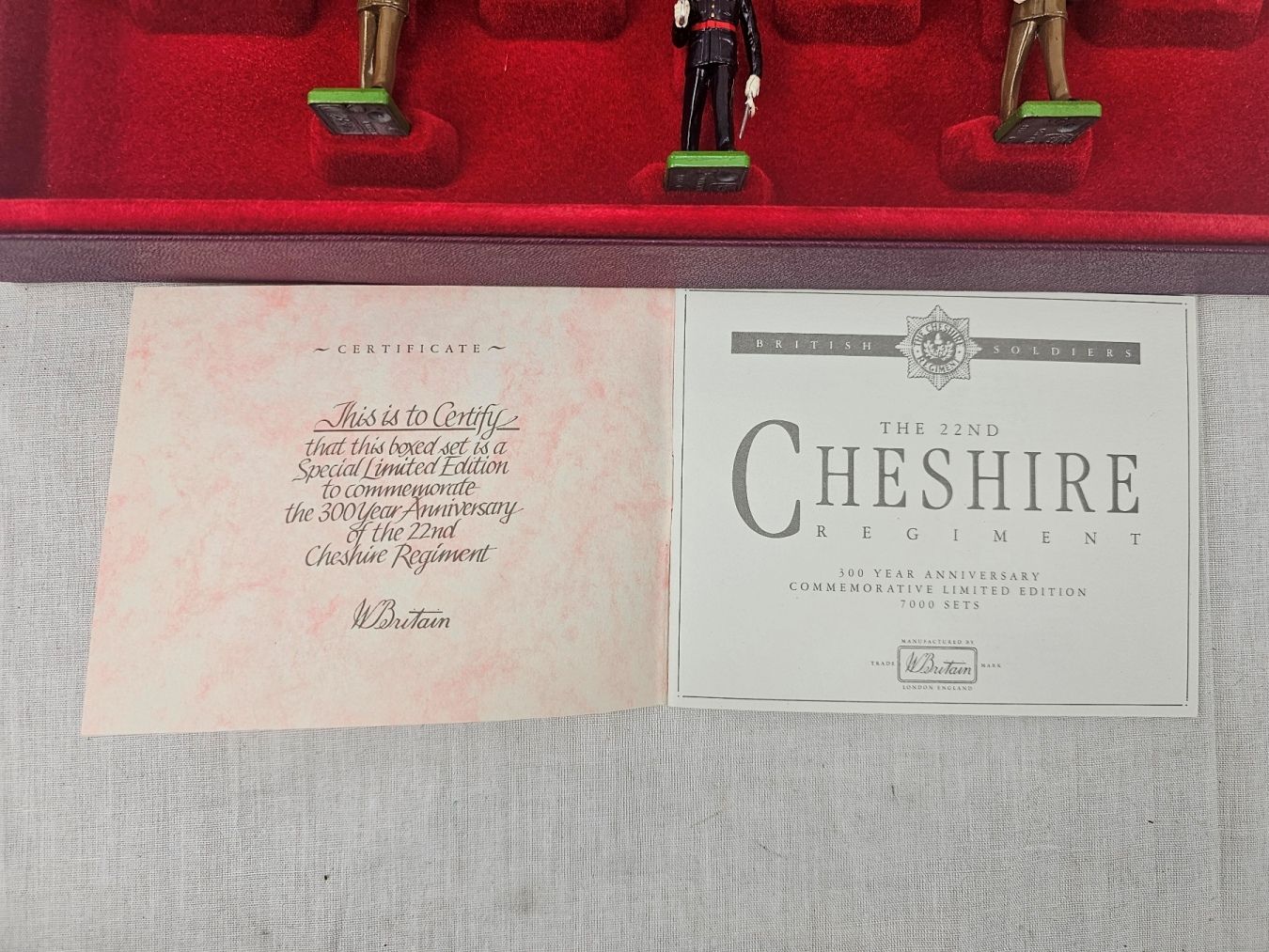 1989 Britains 5189 Limited Edition Set Of The 22nd Cheshire Regiment - Image 7