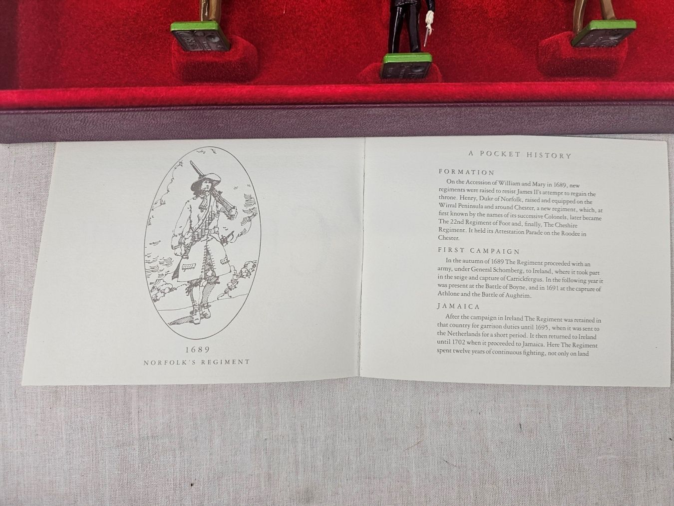 1989 Britains 5189 Limited Edition Set Of The 22nd Cheshire Regiment - Image 8