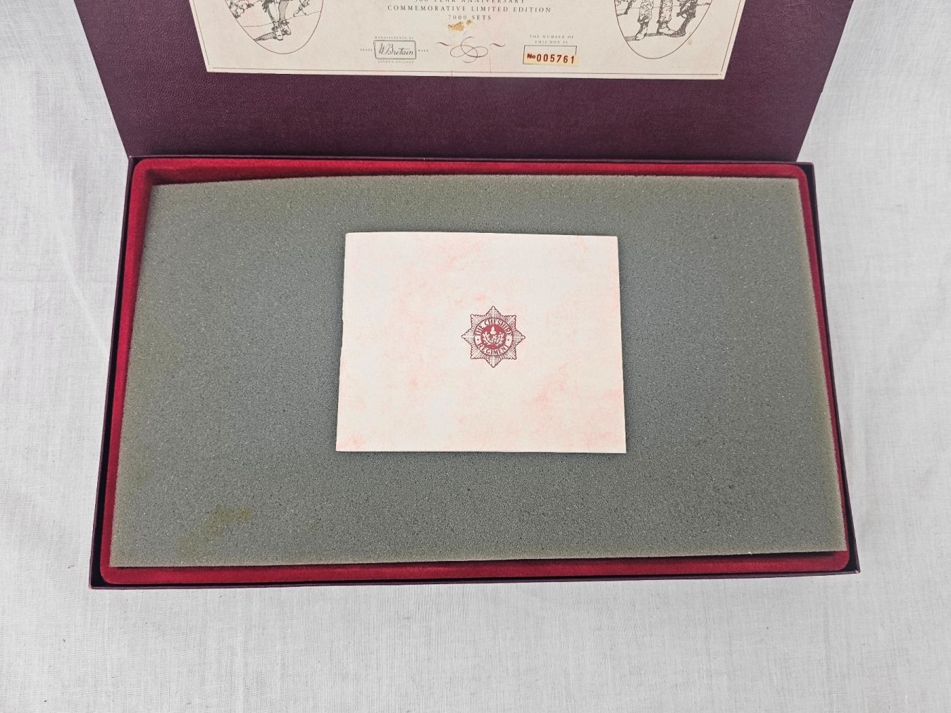1989 Britains 5189 Limited Edition Set Of The 22nd Cheshire Regiment - Image 9