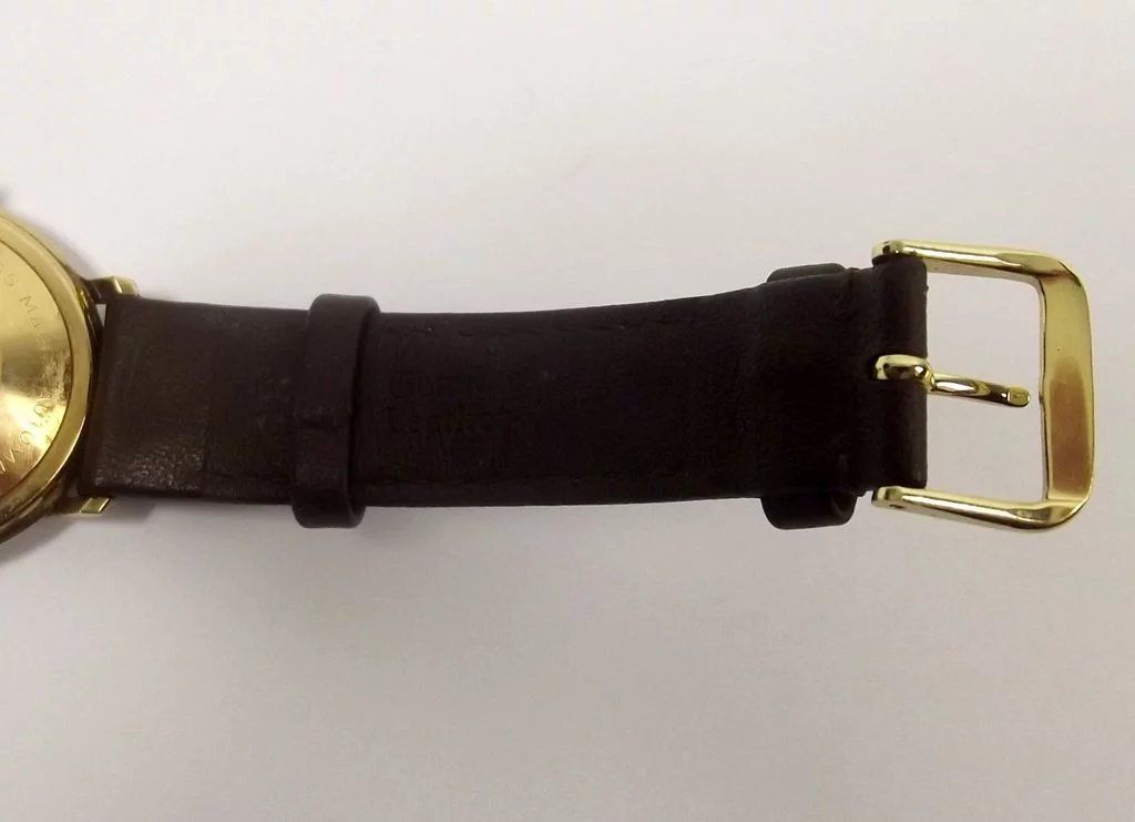9ct Gold Bueche Girod Automatic Gents Watch YG-11615-1 - Image 12