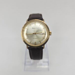 9ct Gold Bueche Girod Automatic Gents Watch YG-11615-1