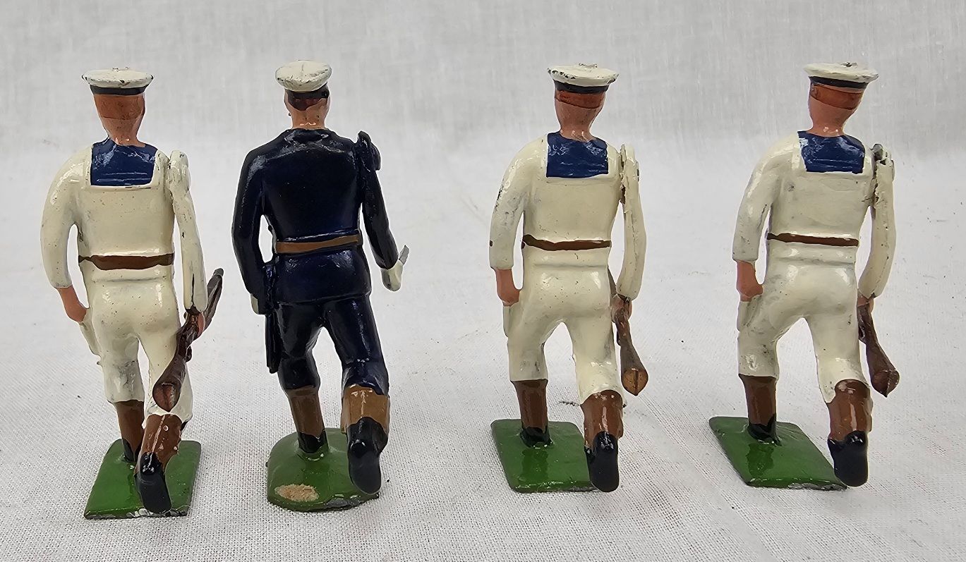 Boxed W. Britains Toy Soldiers 80 British Sailors With White Jackets - Image 5