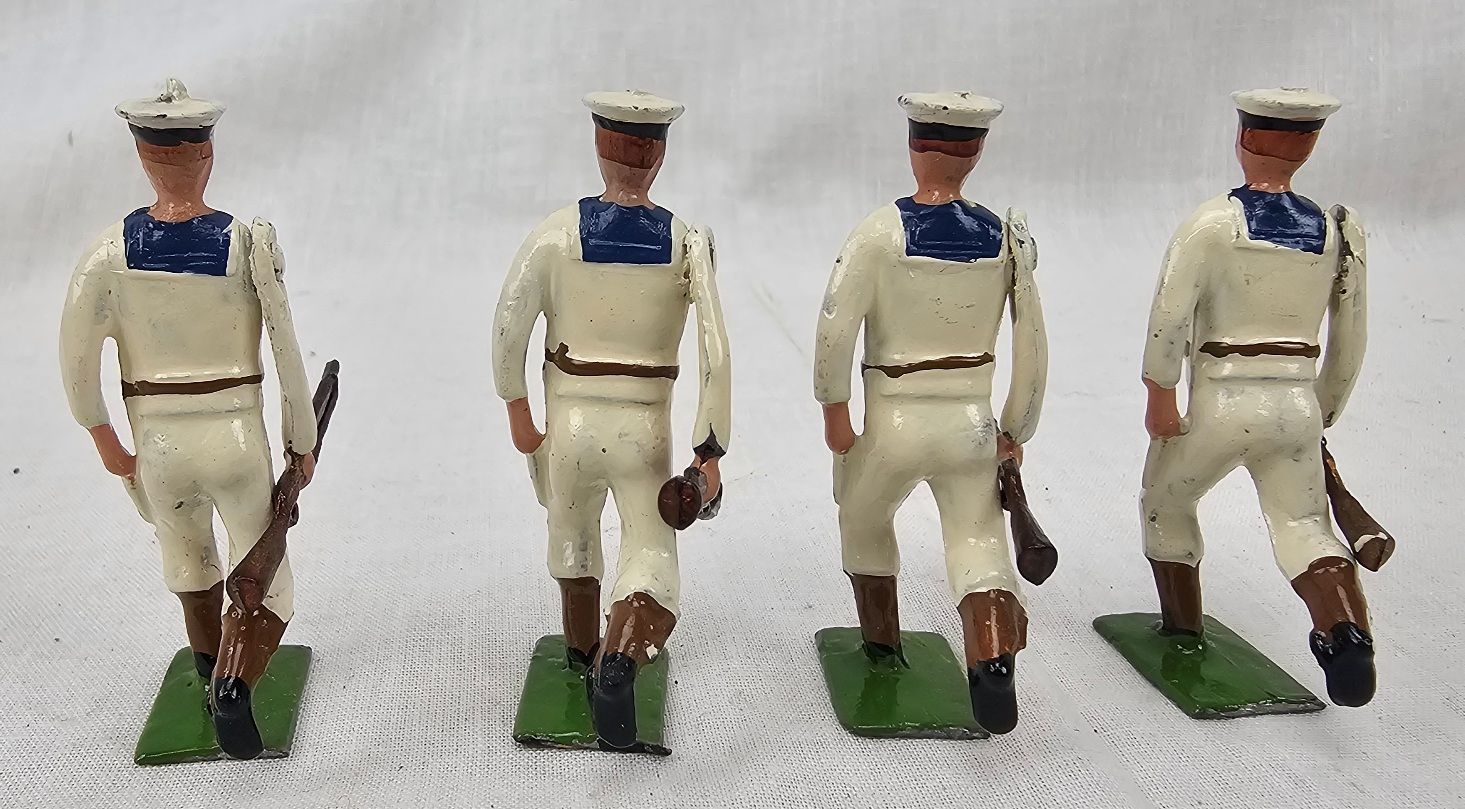 Boxed W. Britains Toy Soldiers 80 British Sailors With White Jackets - Image 4