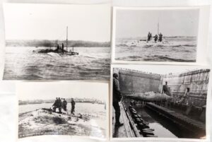 British, Pre WW1, HM Submarine Holland 1 - Four Original Photographs