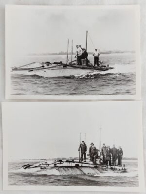 British, Pre WW1, Two Original Photographs HM Submarine Holland 5