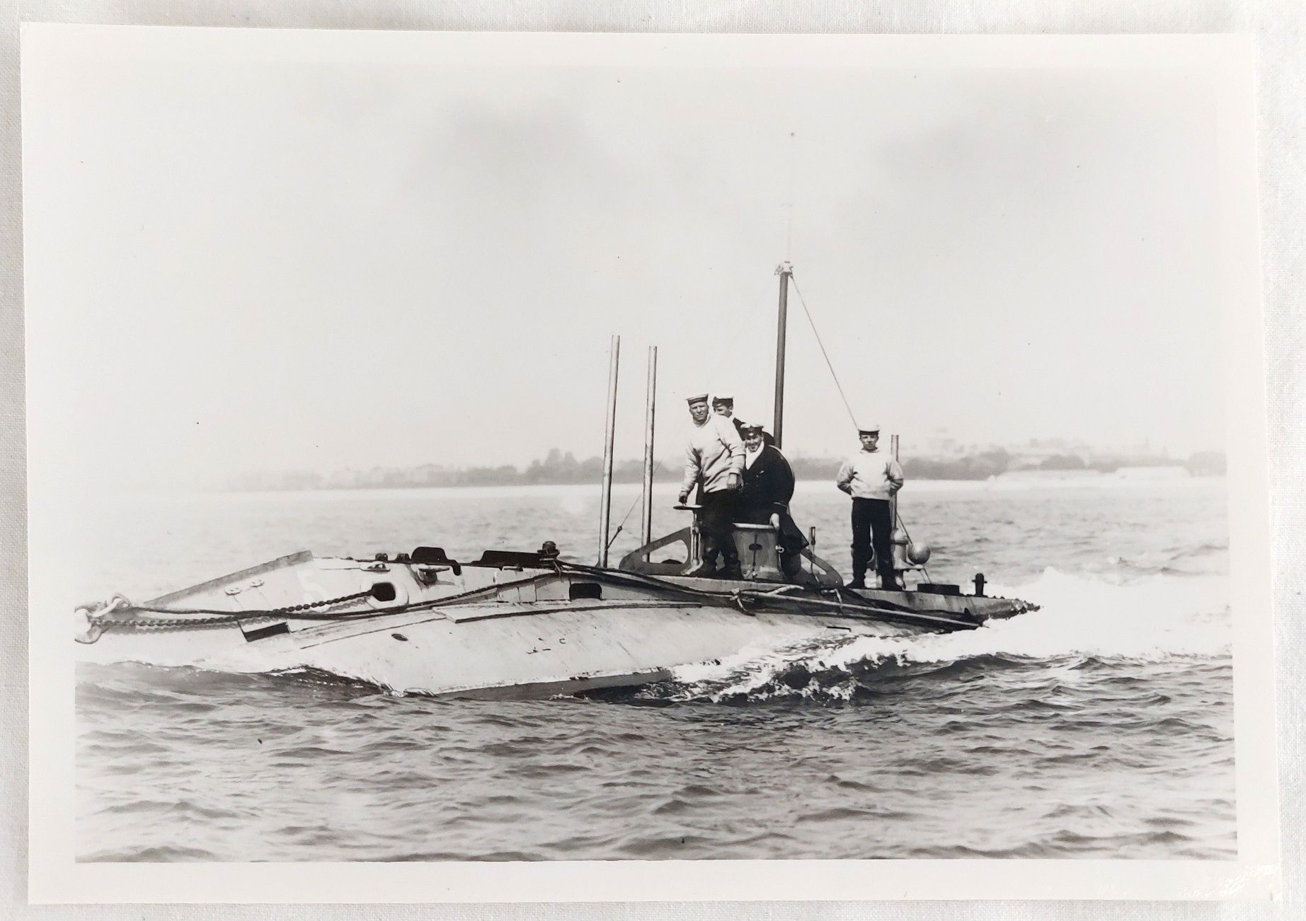 British, Pre WW1, Two Original Photographs HM Submarine Holland 5 - Image 2
