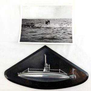 British, WW1, HMS A2 - Original Photograph and A or B Class WW1 Submarine Service Plaque