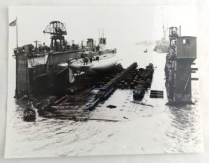 British, WW1, HMS E42, E-Class Submarine, Original Photograph
