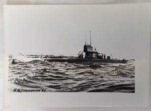 British, WW1, Original Photograph HM Submarine E1