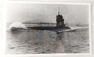British, WW1, Original Photograph of HM Submarine C31