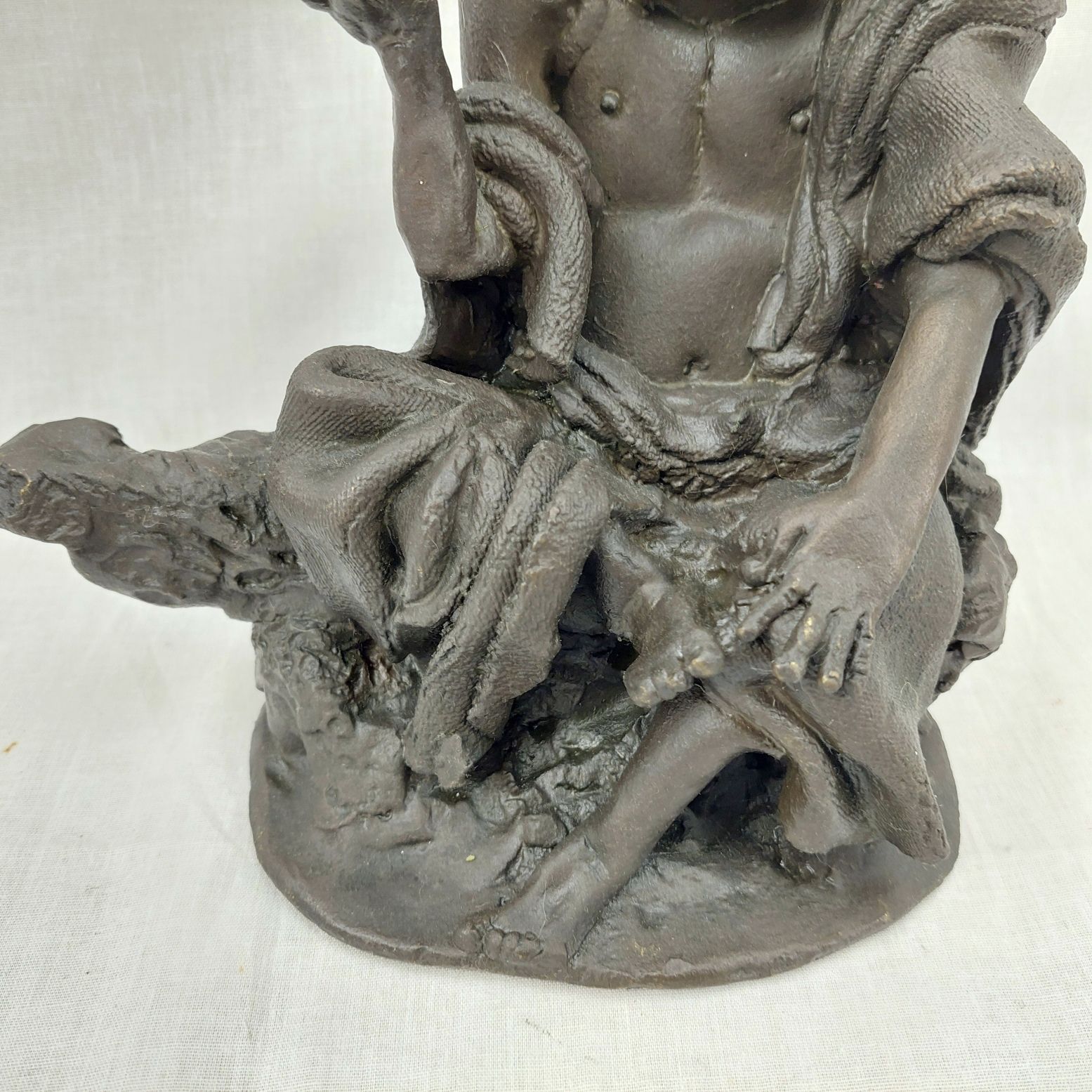 Contemporary Bronze Figurine Of A Grotesque Japanese Ogre Like Man #2 - Image 5