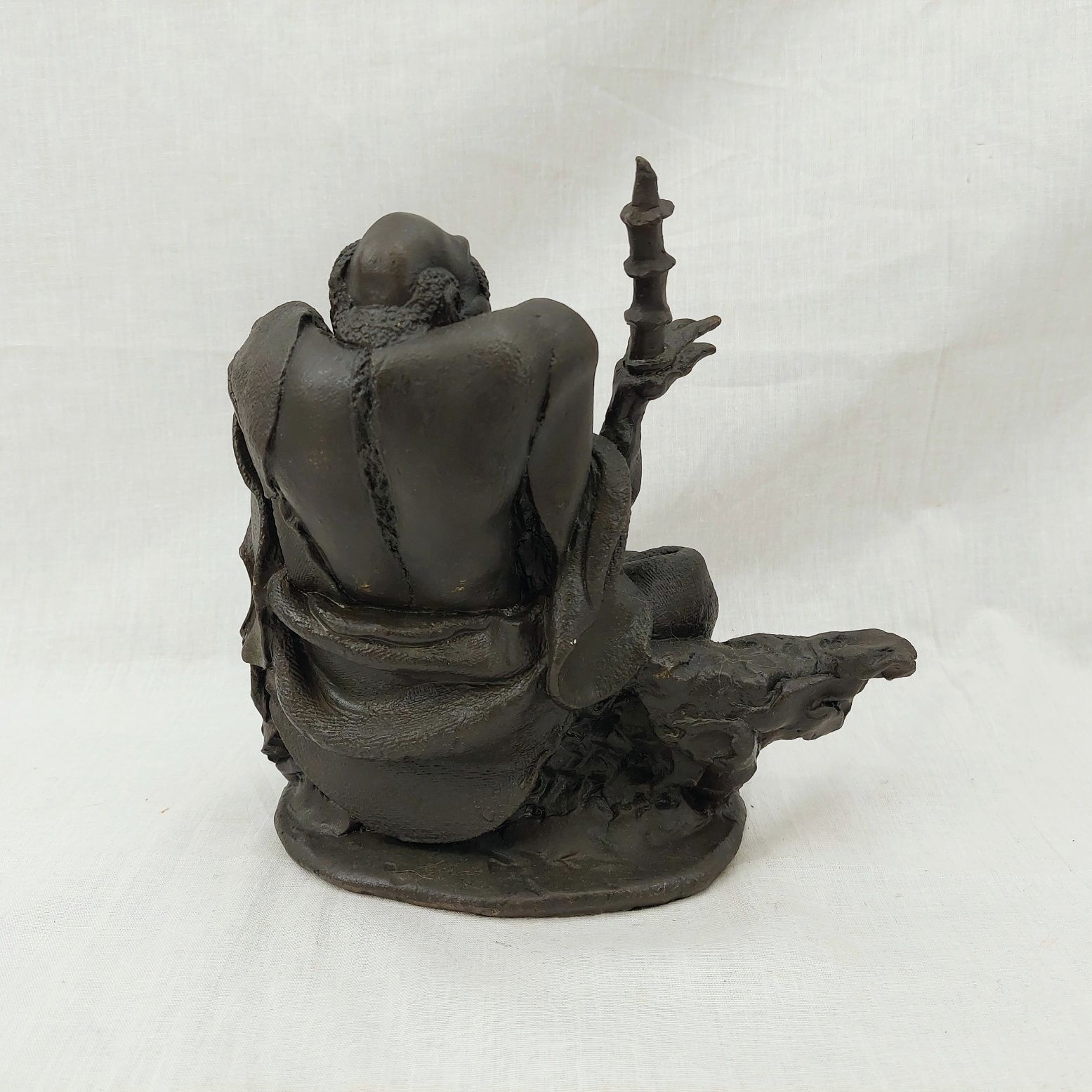 Contemporary Bronze Figurine Of A Grotesque Japanese Ogre Like Man #2 - Image 3