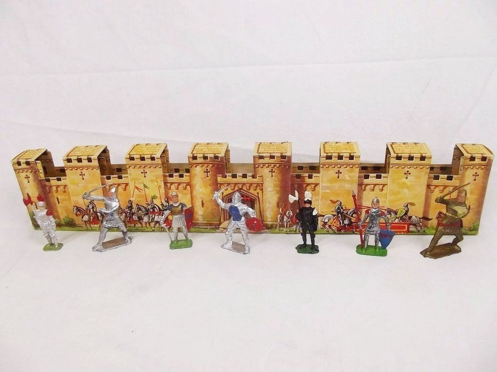 Crescent Toys Medieval Knights Set Circa 1953