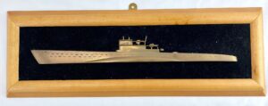 German, WW2, Type IX U-Boat - Brass Relief Plaque