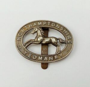 WW1 Northamptonshire Yeomanry Cap Badge