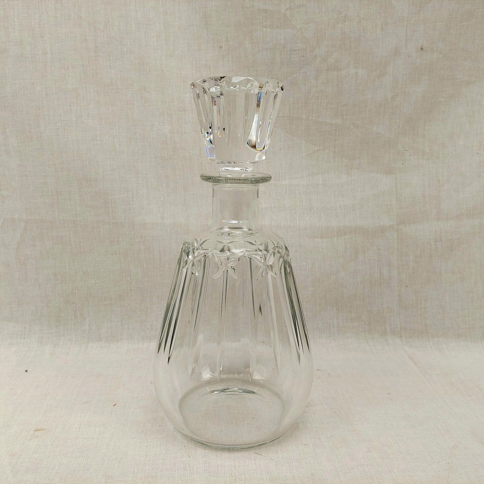 Mid 20th Century Baccarat Crystal Decanter For Thomas Hine Cognac